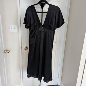 Black silk Zara dress size L